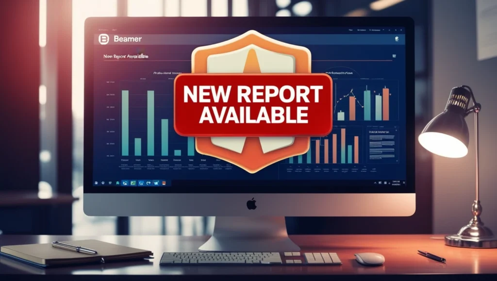 beamer software alert new report available
